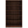 Lorell Laminate Bookcase - 0.8'' Shelf, 36'' x 12''60'' - 5 Shelve(s) - 4 Adjustable Shelf(ves) - Square Edge - Material: Thermofused Laminate (TFL) - Finish: Walnut