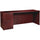 Lorell Prominence 2.0 Left-Pedestal Credenza - 66'' x 24''29'' , 1'' Top - 2 x File Drawer(s) - Single Pedestal on Left Side - Band Edge - Material: Particleboard - Finish: Thermofused Melamine (TFM)