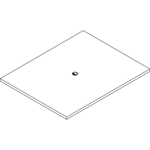 Lorell Prominence 2.0 Rectangular Conference Tabletop - Mahogany Rectangle, Laminated Top - 60'' Table Top Width x 48'' Table Top Depth x 1.50'' Table Top Thickness - Assembly Required - Particleboard To