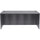 Lorell Essentials Series Rectangular Desk Shell - 72'' x 36''29.5'' , 1'' Top - Laminate, Weathered Charcoal Table Top - Grommet