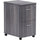 Lorell Essentials Series File/File Mobile File Cabinet - 16'' x 22''28.3'' - 2 x File Drawer(s) - Finish: Weathered Charcoal, Laminate