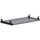 Lorell Universal Keyboard Tray - 26'' x 0.8'' x 15.4'' - Finish: Charcoal