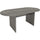 Lorell Essentials Oval Conference Table - 1.3'' Top, 0'' Edge, 72'' x 29.5''36'' - Finish: Weathered Charcoal, Laminate