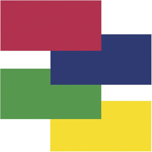 Fadeless Primary Colors Bulletin Art Paper - Fun and Learning, Table Skirting, Display, Decoration, Art Project, Craft Project, Bulletin Board - 3.25''Height x 48''Width x 12 ftLength - 4 / Carton - Fla