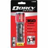 Dorcy Ultra HD Series Twist Flashlight - 360 lm Lumen - 3 x AAA - Battery - Impact Resistant - Black, Red - 1 Each - DORCY
