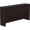 Lorell Essentials Series Stack-on Hutch - 72'' x 15'' x 36'' Hutch - 4 Door(s) - Finish: Espresso