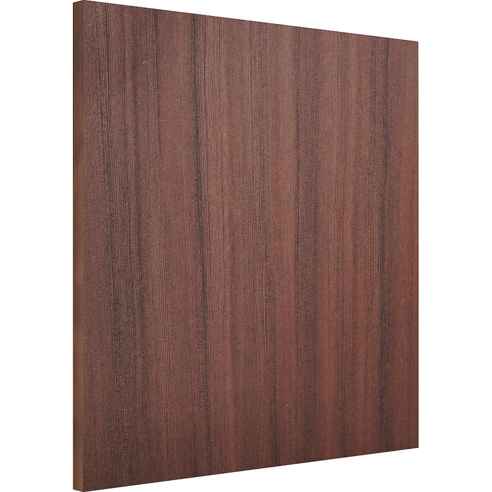 Lorell Essentials Series Wall-Mount Hutch Door Kit - 0.1'' Edge, 17'' x 1''16'' , 0.7'' - Finish: Espresso