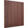 Lorell Essentials Series Wall-Mount Hutch Door Kit - 0.1'' Edge, 17'' x 1''16'' , 0.7'' - Finish: Espresso