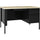 Lorell Fortress Series 48'' Right Single-Pedestal Desk - 48'' x 29.5''30'' , 0.8'' Modesty Panel, 1.1'' Top - Single Pedestal on Right Side - Square Edge - Material: Steel - Finish: Black