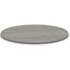 Lorell Essentials Conference Tabletop - Weathered Charcoal Laminate Round Top - Contemporary Style - 1'' Table Top Thickness x 42'' Table Top Diameter - Assembly Required - 1 Each