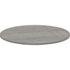 Lorell Essentials Conference Tabletop - Weathered Charcoal Laminate Round Top - Contemporary Style - 1'' Table Top Thickness x 48'' Table Top Diameter - Assembly Required - 1 Each