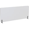Lorell Acoustic Desktop Privacy Panel - 70.9'' Width x 23.6'' Height - Polyester Fiber - Light Gray - 1 Each