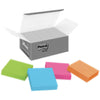 Post-it Super Sticky Notes - Energy Boost Color Collection - 2'' Flag/Note Width x 2'' Flag/Note Length - Square - 90 Sheets per Pad - Multicolor - Paper - Super Sticky, Adhesive, Recyclable, Resid