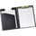 Cardinal 252 610 Letter Pad Folio - 8 1/2'' x 11'' - 100 Sheet Capacity - 1 Inside Front Pocket(s) - Vinyl, Polyvinyl Chloride (PVC) - Black - 1 Each