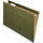Pendaflex 1/5 Tab Cut Legal Recycled Hanging Folder - 8 1/2'' x 14'' - Standard Green - Reinforced - 10% Recycled - 25 / Box