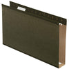 Pendaflex Legal Recycled Hanging Folder - 2'' Folder Capacity - 8 1/2'' x 14'' - Pressboard - Standard Green - 10% Recycled - 25 / Box