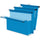 Pendaflex SureHook Legal Recycled Hanging Folder - 8 1/2'' x 14'' - 3'' Expansion - Blue - Slip Resistant, Flexible, Durable - 10% Recycled - 25 / Box