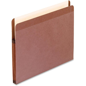 Pendaflex Letter Recycled Expanding File - 8 1/2'' x 11'' - 1 3/4'' Expansion - Red Fiber, Polyester - Red Fiber - Moisture Resistant, Rip Resistant, Laminated, Spill Proof, Reinforced Gusset, Durable -