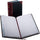Boorum & Pease Boorum 9 Series Record Rule Account Books - 500 Sheet(s) - Thread Sewn - 8.62'' x 14.12'' Sheet Size - Red - White Sheet(s) - Blue, Red Print Color - Black, Red Cover - 1 Each