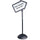 Safco Write Way Dual-sided Directional Sign - 1 Each - 18'' Width x 64.3'' Height x 25'' Depth - Arrow Shape - Both Sides Display, Magnetic, Durable - Steel - Indoor, Outdoor, Office - Black