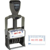 Xstamper Heavy-duty RECEIVED Self-Ink Dater - Message/Date Stamp - ''RECEIVED'' - Red, Blue - Metal, Plastic Metal - 1 Each