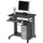 Mayline Mobile Workstation - For - Table TopRectangle Top - 29.75'' Height x 29.75'' Width x 23.50'' Depth - Assembly Required - Charcoal Black - Steel - 1 Each - Safco