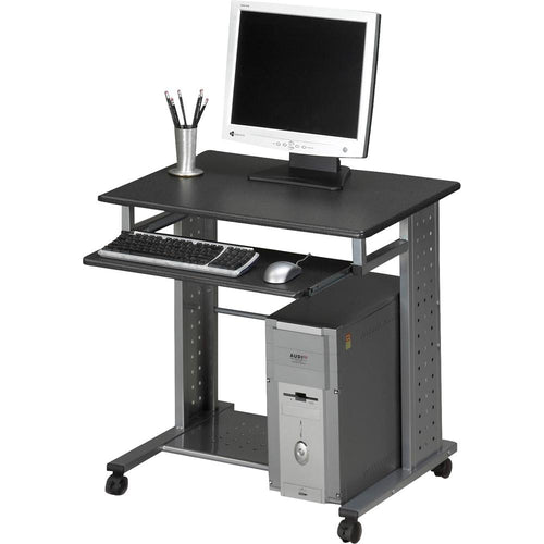 Mayline Mobile Workstation - For - Table TopRectangle Top - 29.75'' Height x 29.75'' Width x 23.50'' Depth - Assembly Required - Charcoal Black - Steel - 1 Each - Safco