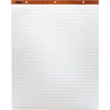 TOPS Horizontal Ruled Easel Pads - 50 Sheets - Stapled/Glued - 15 lb Basis Weight - 27'' x 34'' Sheet Size - White Paper - Perforated, Punched - 2 / Carton