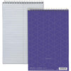 TOPS Prism Steno Books - 80 Sheets - Wire Bound - Gregg Ruled Margin - 6'' x 9'' - Orchid Paper - Perforated, Stiff-back, WireLock - 4 / Pack