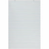Pacon Ruled Chart Pad - 100 Sheets - Glue - Front Ruling Surface - 1'' Ruled - 24'' x 36'' - White Paper - Chipboard Backing, Hole-punched, Recyclable - 1 Each