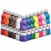 Prang Liquid Tempera Paint - 16 oz - 12 / Set - Assorted