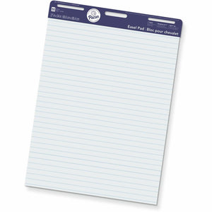Pacon Ruled Easel Pads - 50 Sheets - Stapled/Glued - Front Ruling Surface - Ruled - 1'' Ruled - 27'' x 34'' - White Paper - Chipboard Cover - Perforated, Bond Paper - 50 / Pad