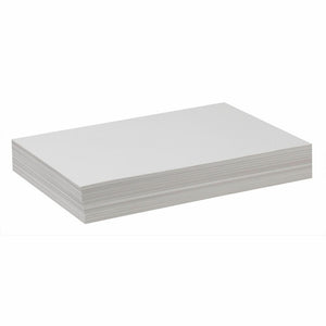 Pacon Drawing Paper - 500 Sheets - Plain - 12'' x 18'' - White Paper - Standard Weight - 500 / Ream