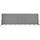 Screenflex Portable Room Dividers - 72'' Height x 20.4 ft Length - Black Metal Frame - Polyester - Stone - 1 Each
