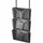 Lorell Hanging Triple Pocket File Set - 3 Pocket(s) - 30% Recycled - Black - Plastic - 1 Each