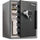 Fire-Safe Digital Alarm Water/Fire-resistant Safe - Fire Proof - Overall Size 23.8'' x 18.6'' x 19.3'' - Gunmetal Black