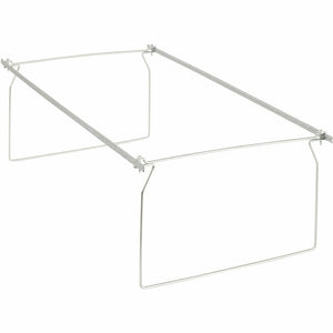 Business Source Premium File Folder Frames - Legal - Metal - Stainless Steel - 6 / Box