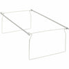 Business Source Premium File Folder Frames - Legal - Metal - Stainless Steel - 6 / Box