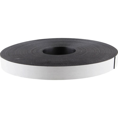 Zeus Magnetic Tape - 33.33 yd Length x 1'' Width - Magnet - Adhesive Backing - For Sign, Photo - 1 / Roll - Black - ZEUS
