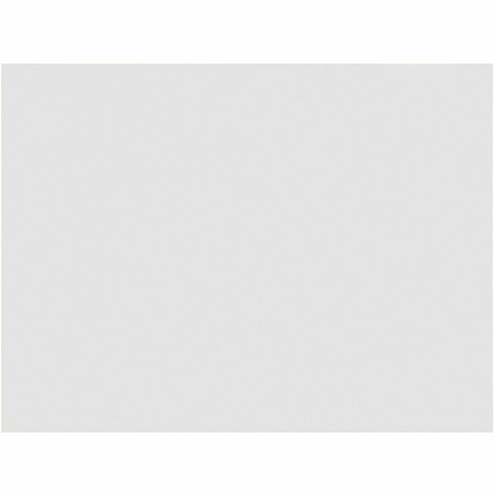 Pacon Gloss Coat Fingerpaint Paper - Plain - 22'' x 16'' - White Paper - Non Absorbant, Resist Bleed-through - Recycled - 100 / Pack
