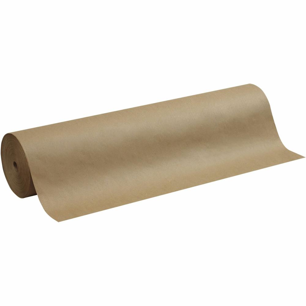 Pacon Kraft Paper - Mural, Collage, Painting, Table Cover, Craft Project - 36''Width x 1000 ftLength - 1 / Roll - Natural - Kraft