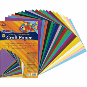 Creativity Street Art Paper Sheets - Craft, Art - 2''Height x 12''Width x 18''Length - 60 / Pack - Assorted