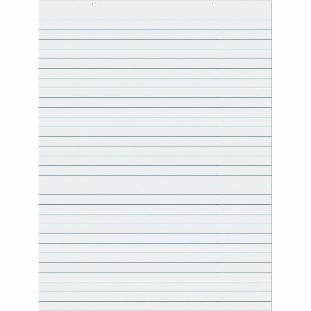 Pacon Chart Table - 70 Sheets - Glue - Ruled - 1'' Ruled - Unruled Margin - 24'' x 32'' - White Paper - Bond Paper - 1 Each
