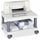 Safco Economy Under Desk Printer Stand - 1 x Shelf(ves) - 11.5'' Height x 20'' Width x 17.5'' Depth - Plastic - Gray