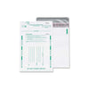 Quality Park Night Deposit Bags - 10'' Width x 13'' Length - White - Polyethylene - 100/Pack - Deposit