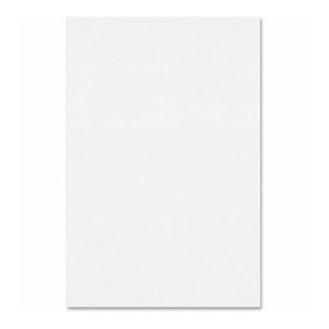 TOPS Second Nature Gum Top Recycled Pads - 100 Sheets - Plain - Double Stitched - 4'' x 6'' - White Paper - Hard Cover, Perforated - Recycled - 12 / Pack