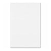 TOPS Second Nature Gum Top Recycled Pads - 100 Sheets - Plain - Double Stitched - 4'' x 6'' - White Paper - Hard Cover, Perforated - Recycled - 12 / Pack