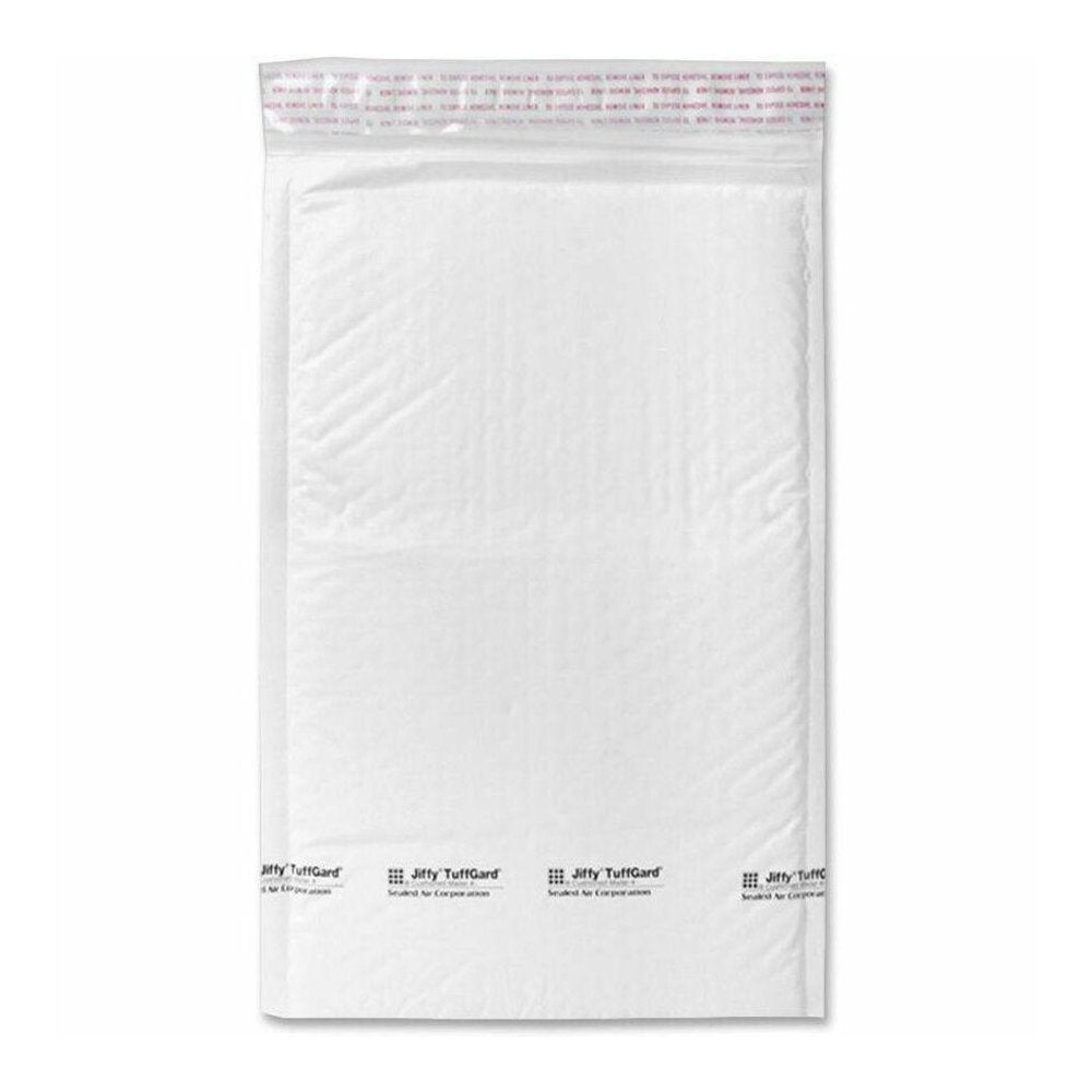 Sealed Air Tuffgard Premium Cushioned Mailers - Bubble - #1 - 7 1/4'' Width x 12'' Length - Peel & Seal - Poly - 25 / Carton - White