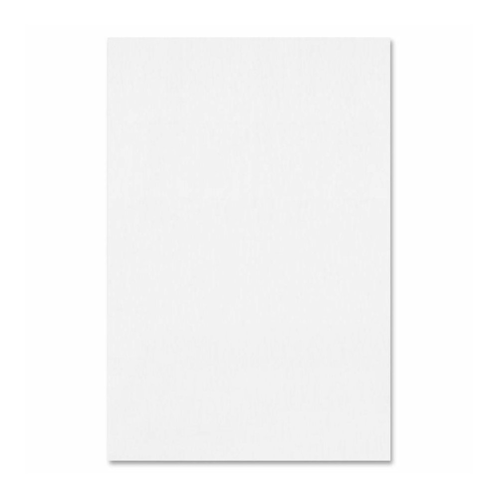 TOPS Second Nature Gum Top Recycled Pads - 100 Sheets - Plain - Double Stitched - 4'' x 6'' - White Paper - Hard Cover, Perforated - Recycled - 12 / Pack