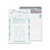 Quality Park Night Deposit Bags - 10'' Width x 13'' Length - White - Polyethylene - 100/Pack - Deposit